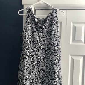 Black and white paisley dress NWT!